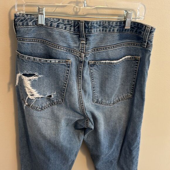 Abercrombie & Fitch low rise slim boyfriend Jeans Distressed Style size 6 - Picture 5 of 7